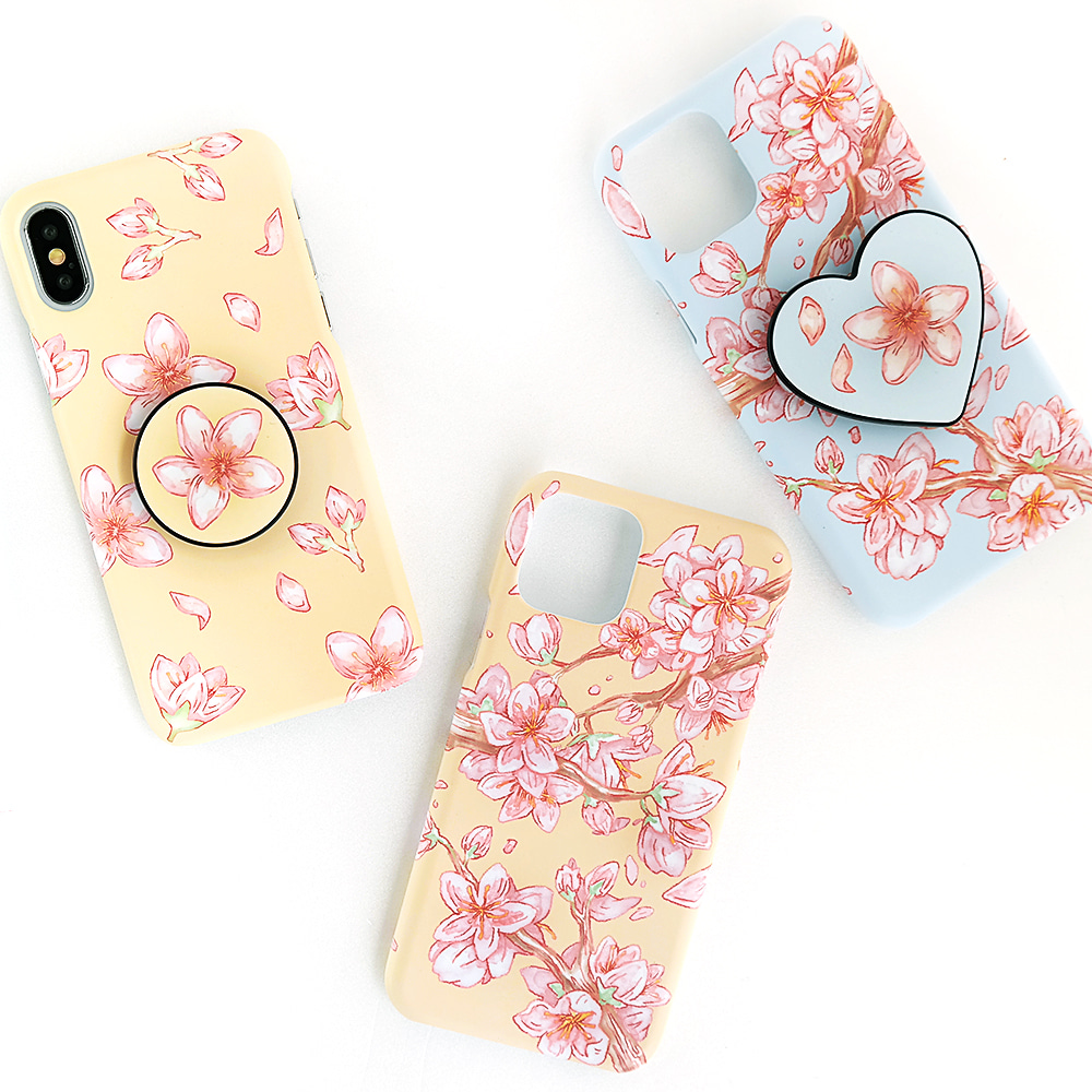 벚꽃 디자인 하드케이스 - AAT 에이엣 [CURRENT_CATE_NAME] 아이폰12 아이폰케스 갤럭시노트20 노트20울트라케이스